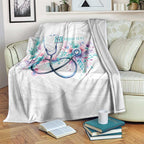 New Zealand Nurses RN Personalised Blanket Stethoscope Floral Maori Motif