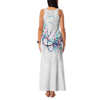 New Zealand Nurses RN Personalised Family Matching Tank Maxi Dress and Hawaiian Shirt Stethoscope Floral Maori Motif