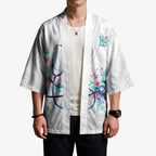 New Zealand Nurses RN Personalised Kimono Stethoscope Floral Maori Motif