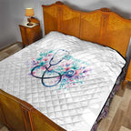 New Zealand Nurses RN Personalised Quilt Stethoscope Floral Maori Motif
