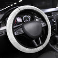 New Zealand Nurses RN Steering Wheel Cover Stethoscope Floral Maori Motif