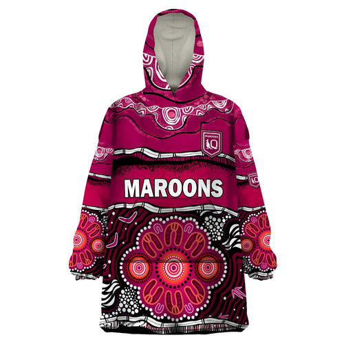 maroons-rugby-wearable-blanket-hoodie-aboriginal-queensland-state-of-origin