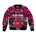 custom-text-and-number-maroons-rugby-bomber-jacket-aboriginal-queensland-state-of-origin