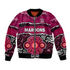 custom-text-and-number-maroons-rugby-bomber-jacket-aboriginal-queensland-state-of-origin