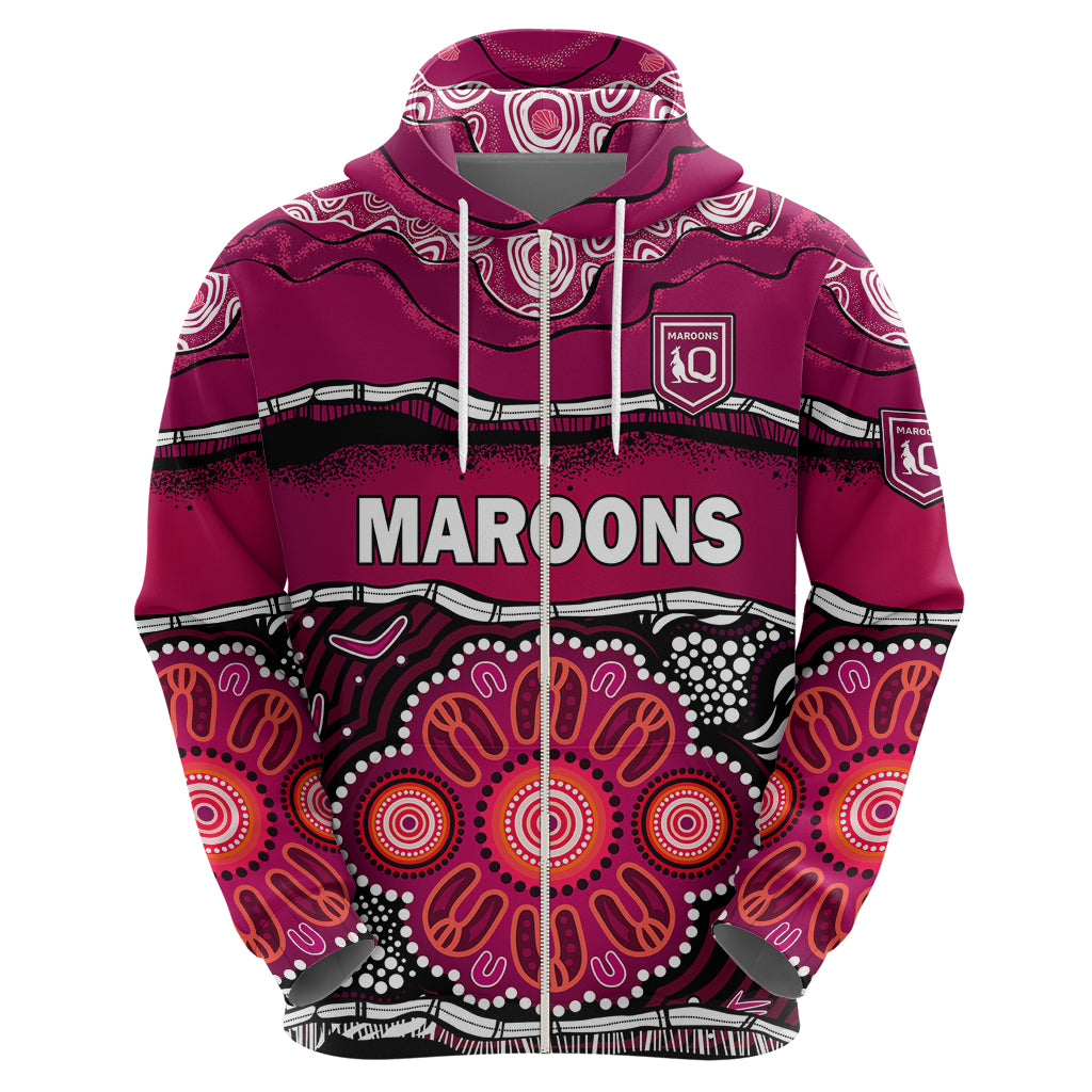 custom-text-and-number-maroons-rugby-hoodie-aboriginal-queensland-state-of-origin
