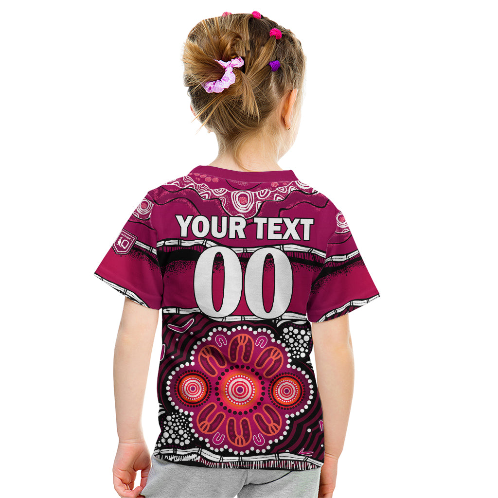 custom-text-and-number-maroons-rugby-kid-t-shirt-aboriginal-queensland-state-of-origin