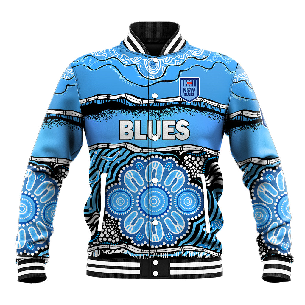 custom-text-and-number-blues-rugby-aboriginal-baseball-jacket-new-south-wales-state-of-origin