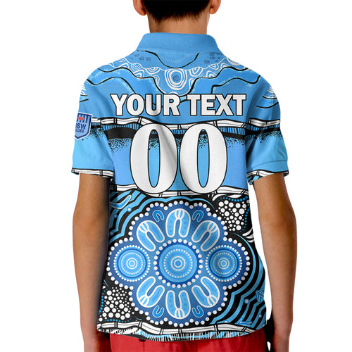 custom-text-and-number-blues-rugby-aboriginal-kid-polo-shirt-new-south-wales-state-of-origin