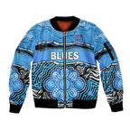 custom-text-and-number-blues-rugby-aboriginal-sleeve-zip-bomber-jacket-new-south-wales-state-of-origin