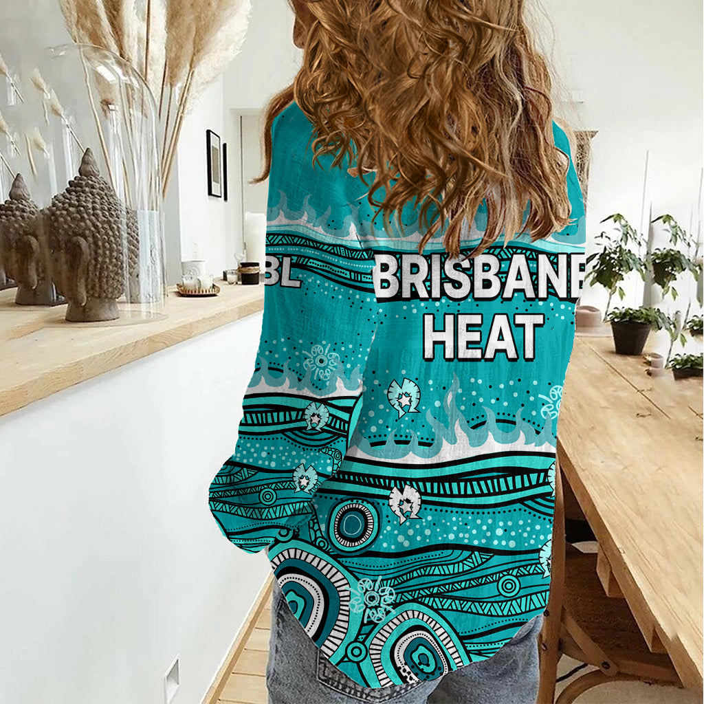 Australia Heat Cricket Women Casual Shirt Indigenous 2023 LT9
