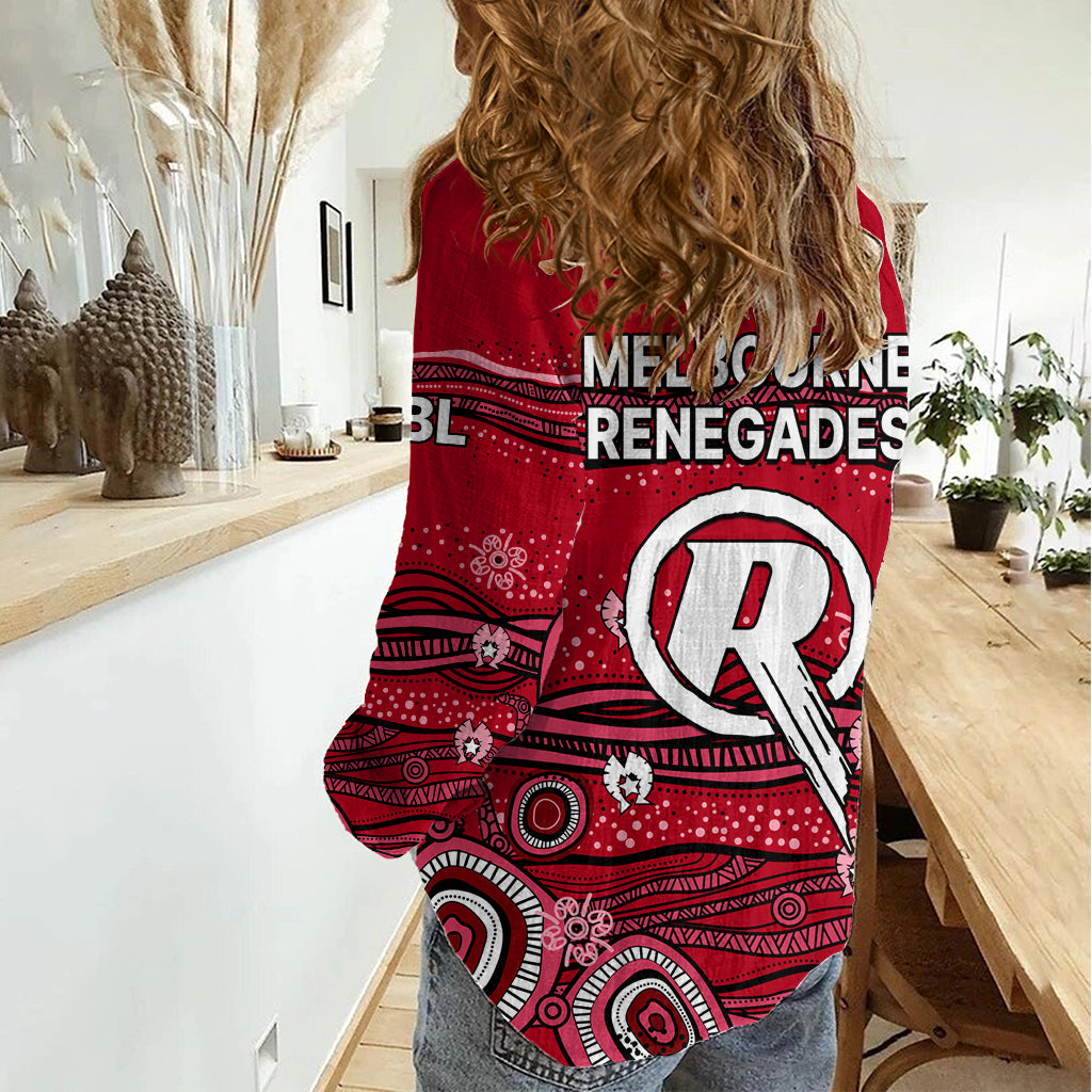 Australia Renegades Cricket Women Casual Shirt Indigenous 2023 LT9