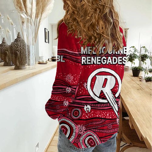 Australia Renegades Cricket Women Casual Shirt Indigenous 2023 LT9
