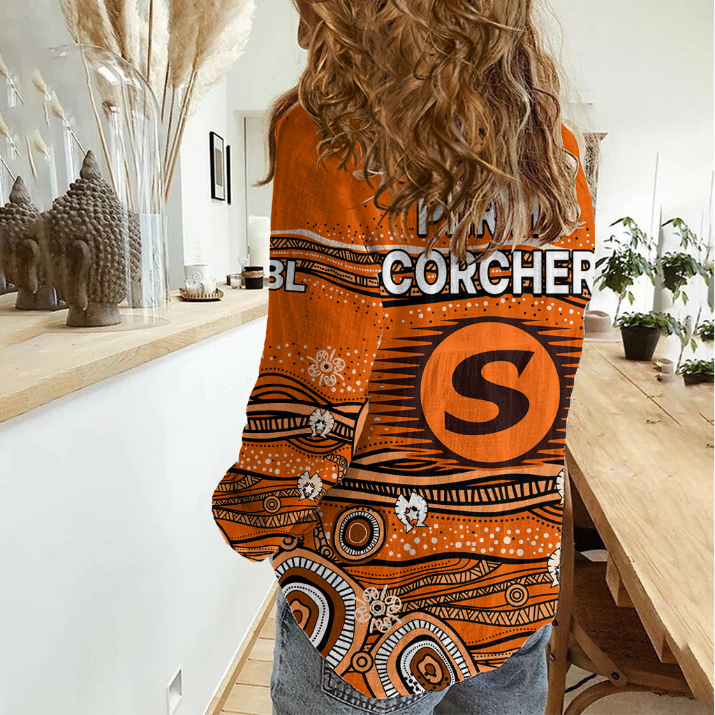 Australia Scorchers Cricket Women Casual Shirt Indigenous 2023 LT9