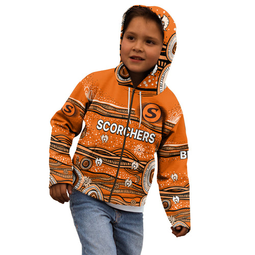 custom-text-and-number-australia-scorchers-cricket-kid-hoodie-indigenous-2023