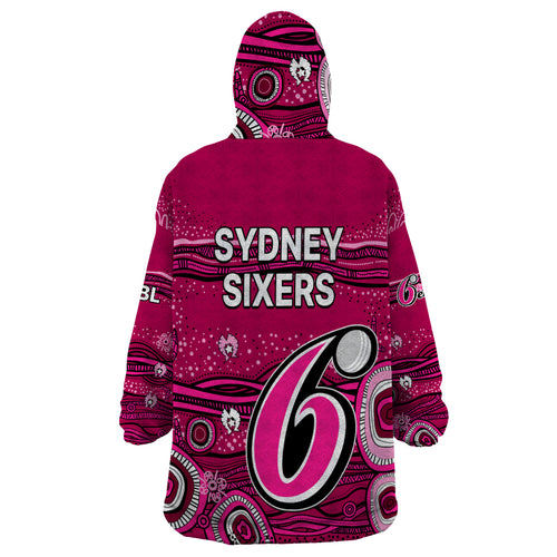 australia-sixers-cricket-wearable-blanket-hoodie-indigenous-2023