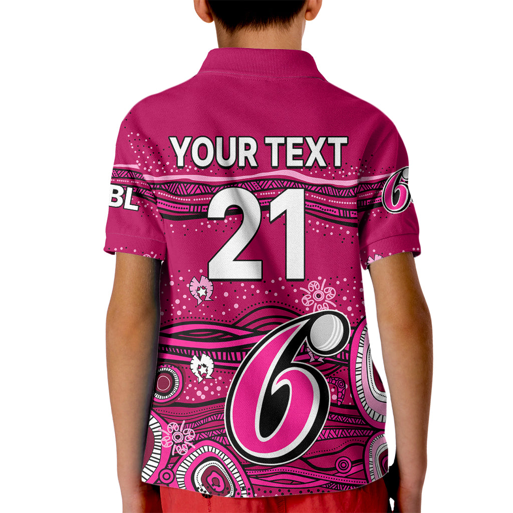 custom-text-and-number-australia-sixers-cricket-kid-polo-shirt-indigenous-2023