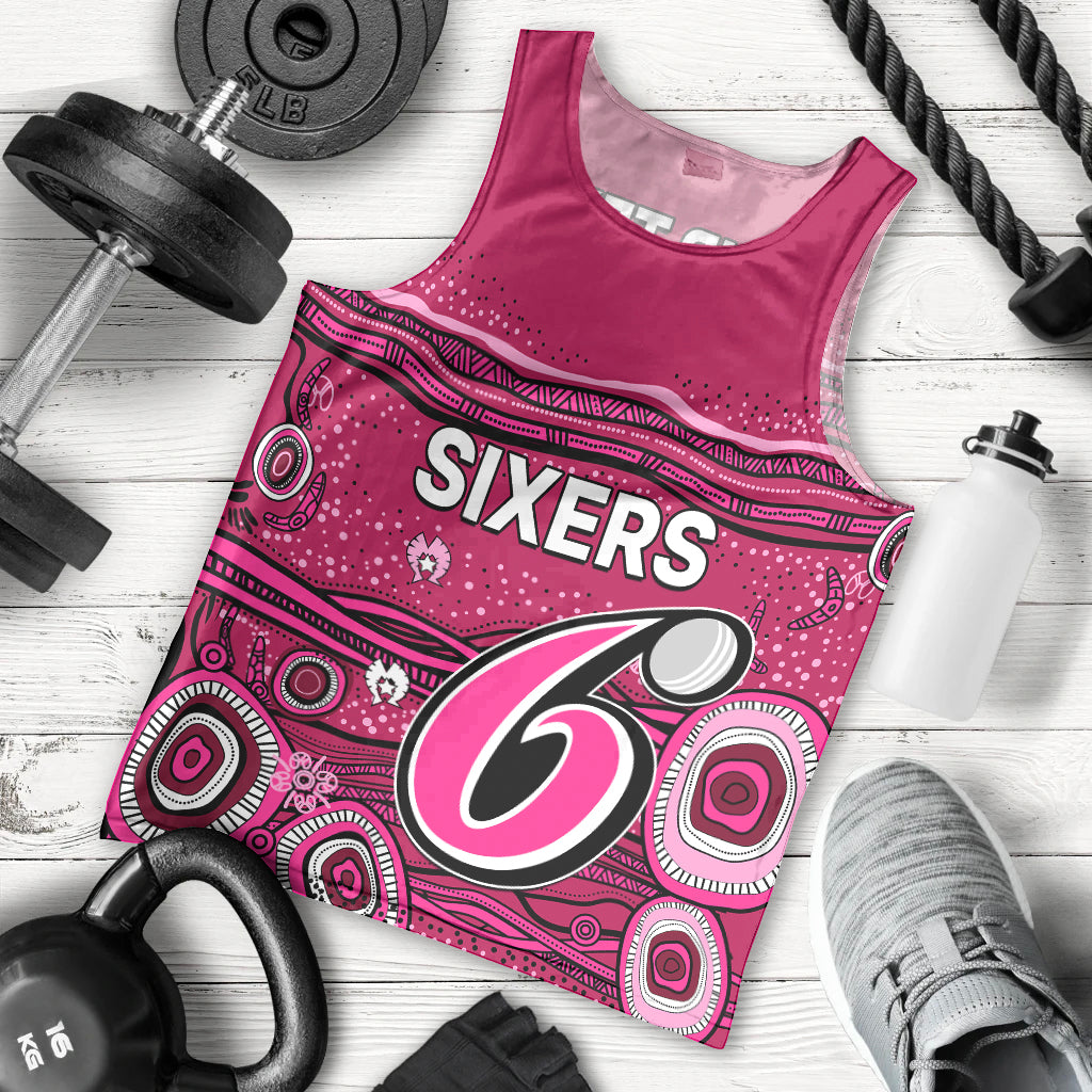 custom-text-and-number-australia-sixers-cricket-men-tank-top-indigenous-2023