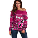 custom-text-and-number-australia-sixers-cricket-off-shoulder-sweater-indigenous-2023