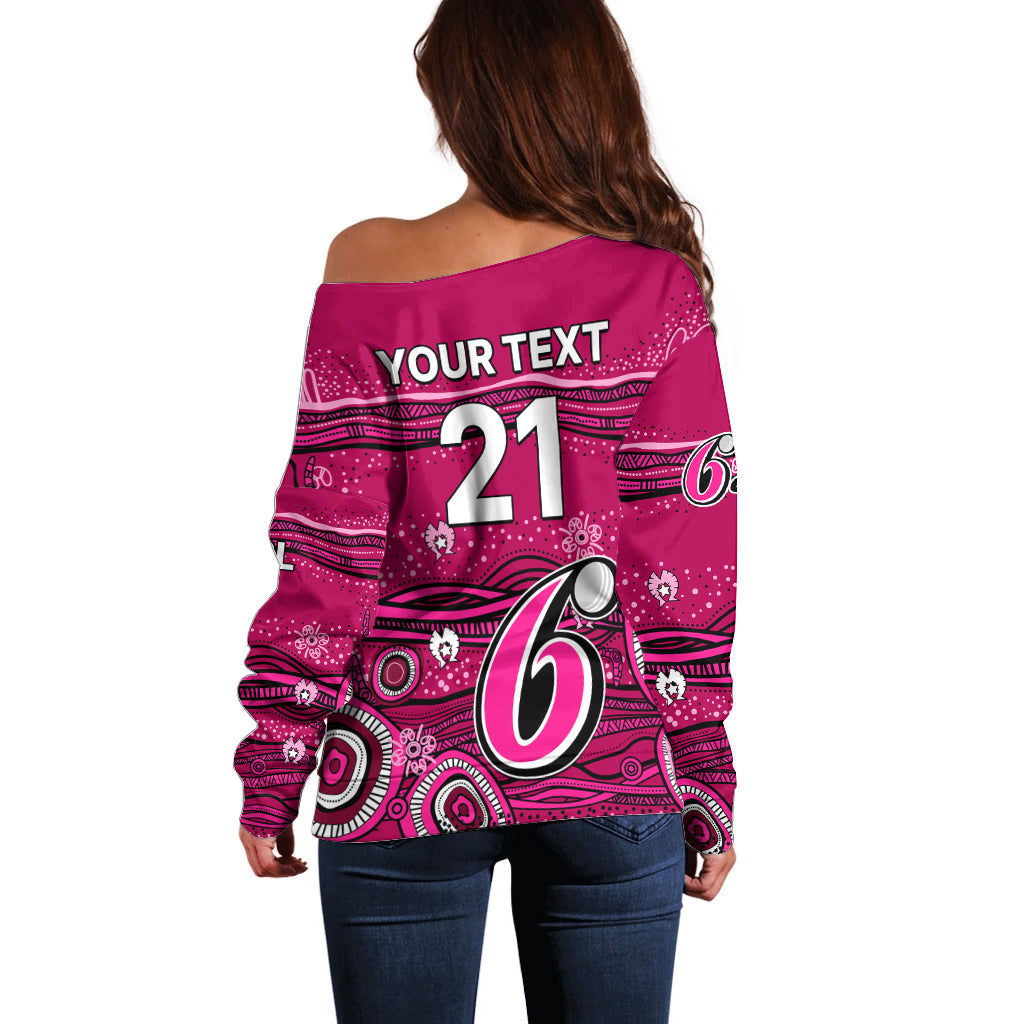 custom-text-and-number-australia-sixers-cricket-off-shoulder-sweater-indigenous-2023