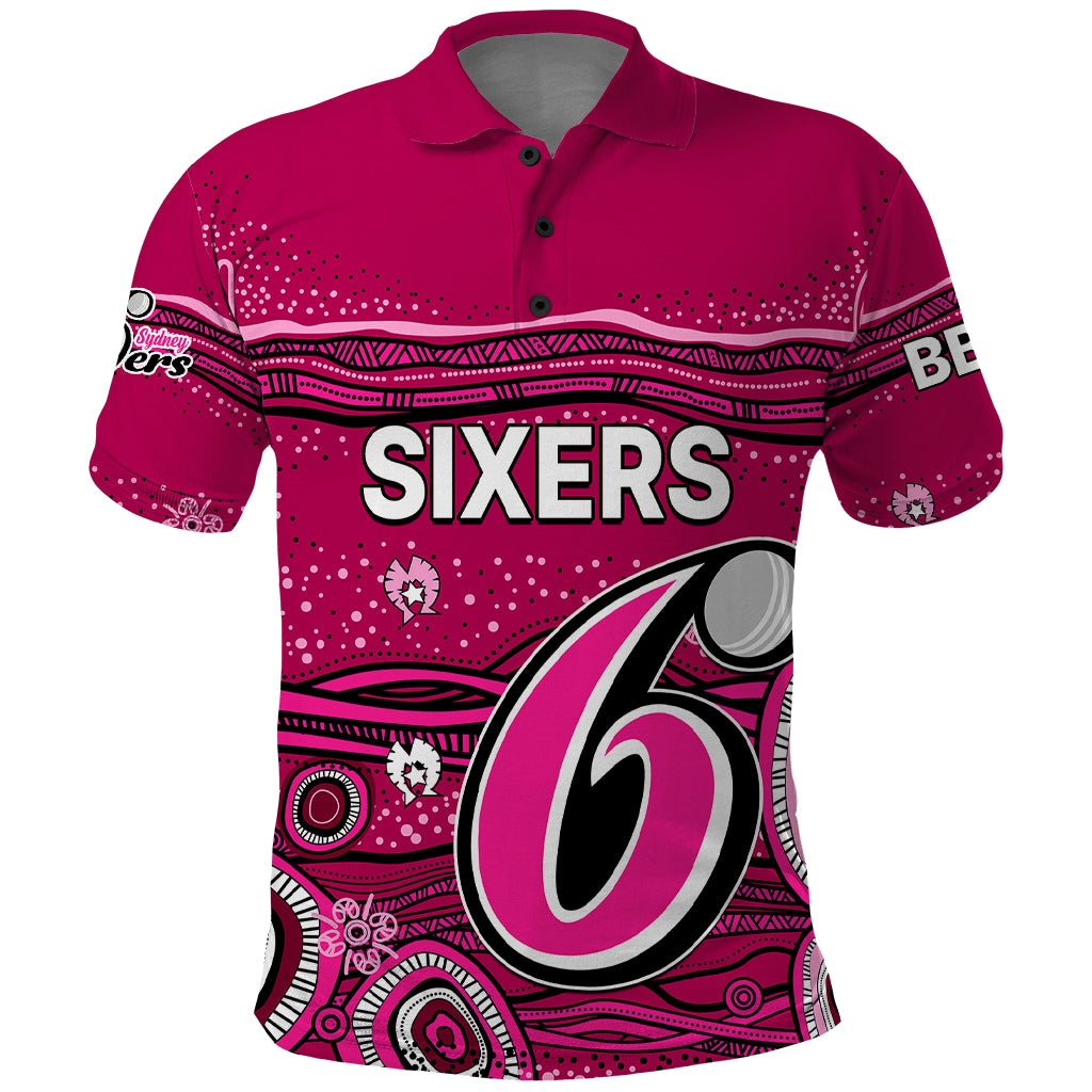 custom-text-and-number-australia-sixers-cricket-polo-shirt-indigenous-2023