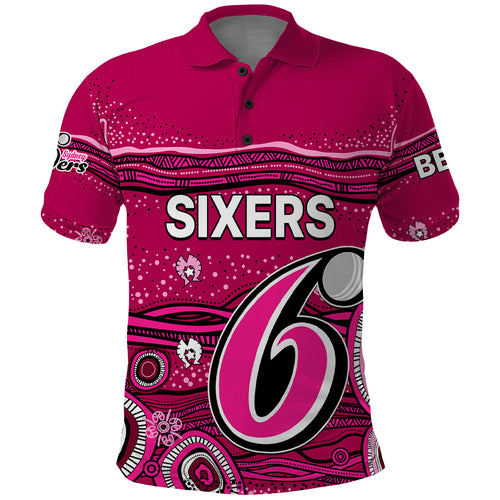 custom-text-and-number-australia-sixers-cricket-polo-shirt-indigenous-2023