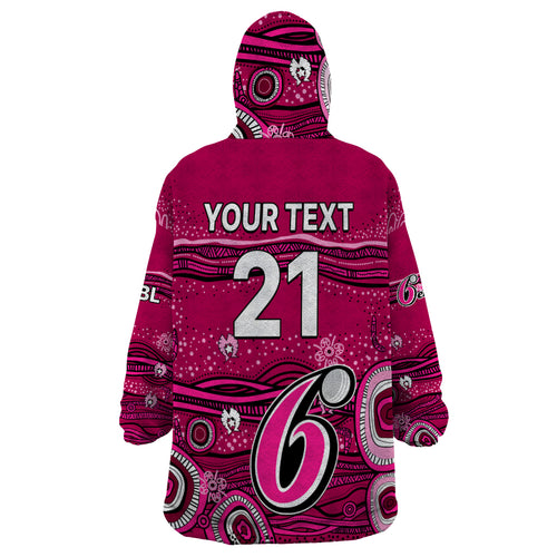 custom-text-and-number-australia-sixers-cricket-wearable-blanket-hoodie-indigenous-2023