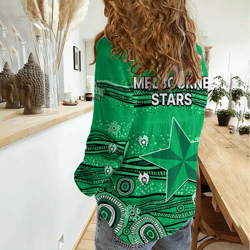 Australia Stars Cricket Women Casual Shirt Indigenous 2023 LT9