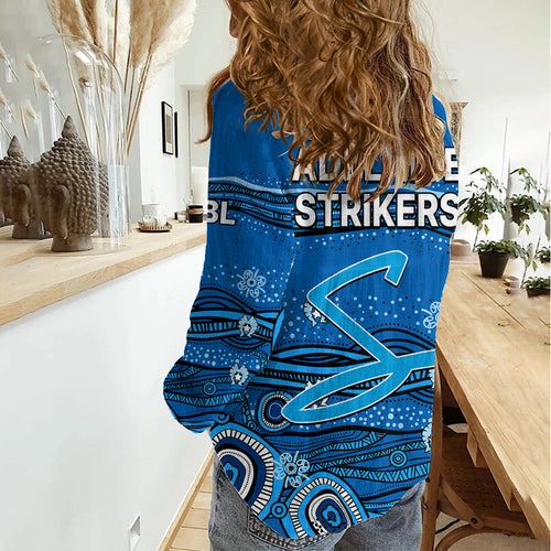 Australia Strikers Cricket Women Casual Shirt Indigenous 2023 LT9