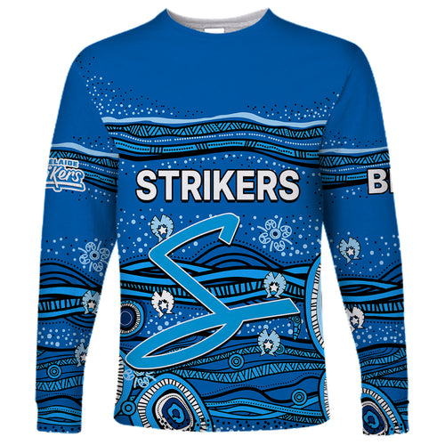 custom-text-and-number-australia-strikers-cricket-long-sleeve-shirt-indigenous-2023
