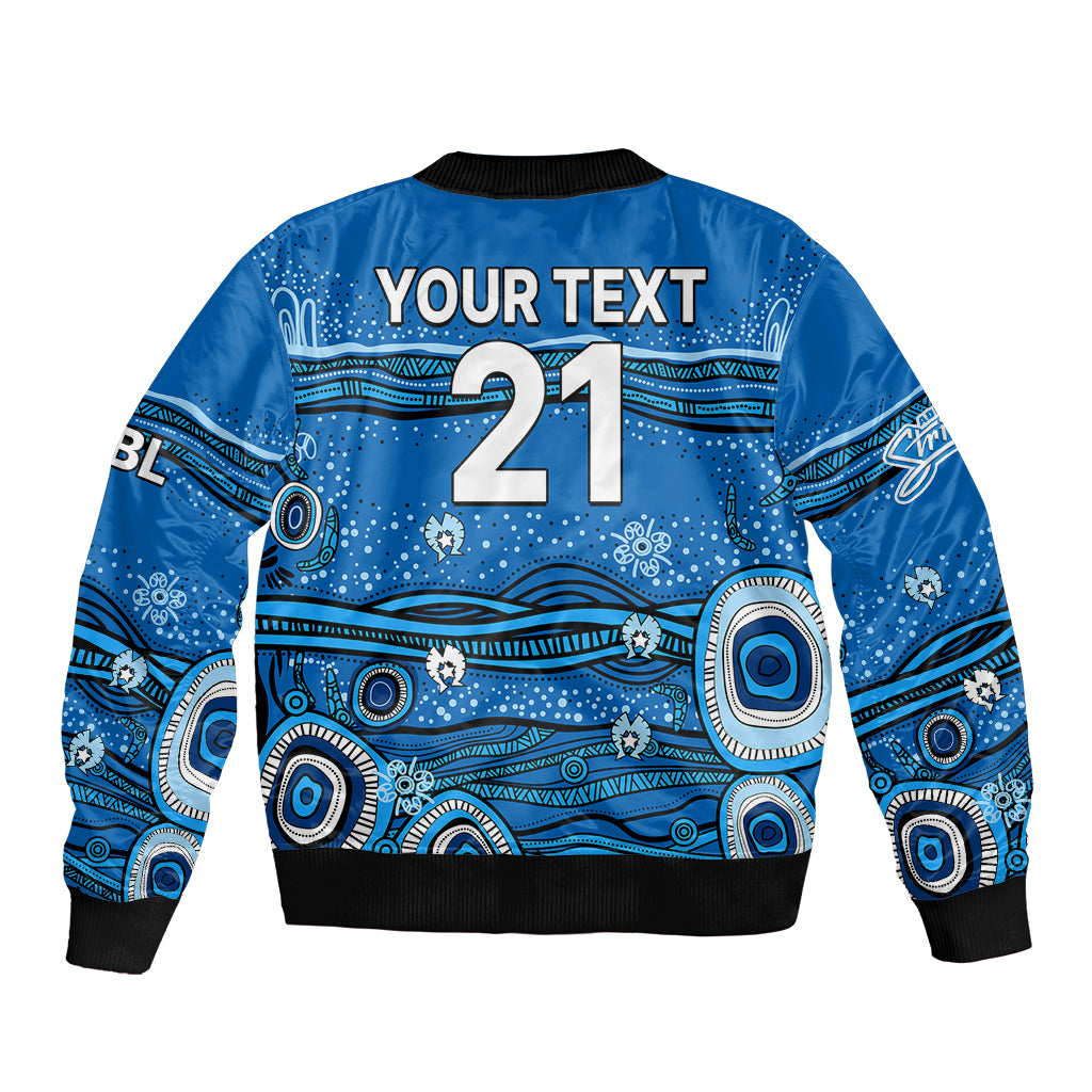 custom-text-and-number-australia-strikers-cricket-sleeve-zip-bomber-jacket-indigenous-2023