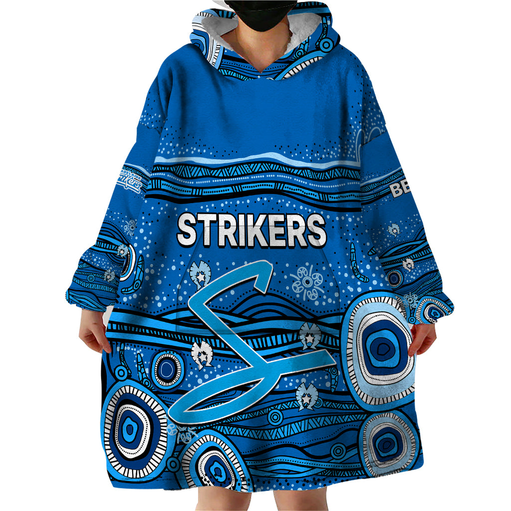 custom-text-and-number-australia-strikers-cricket-wearable-blanket-hoodie-indigenous-2023