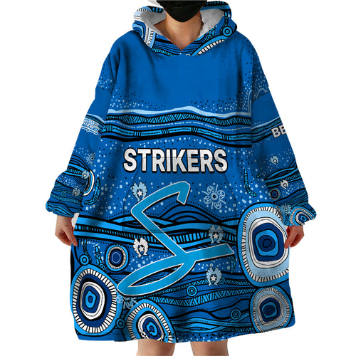 custom-text-and-number-australia-strikers-cricket-wearable-blanket-hoodie-indigenous-2023