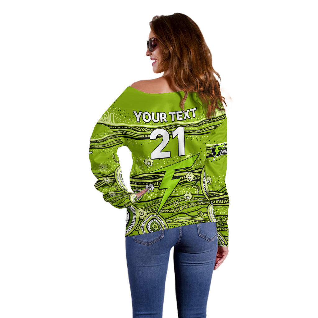 custom-text-and-number-australia-thunder-cricket-off-shoulder-sweater-indigenous-2023
