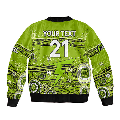 custom-text-and-number-australia-thunder-cricket-sleeve-zip-bomber-jacket-indigenous-2023