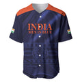 Custom India Cricket Baseball Jersey Go Men In Blue Sporty Version