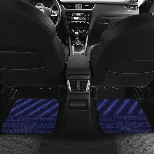 Custom India Cricket Car Mats Go Men In Blue Sporty Version
