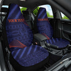 Custom India Cricket Car Seat Cover Go Men In Blue Sporty Version