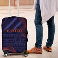 Custom India Cricket Luggage Cover Go Men In Blue Sporty Version