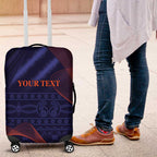 Custom India Cricket Luggage Cover Go Men In Blue Sporty Version