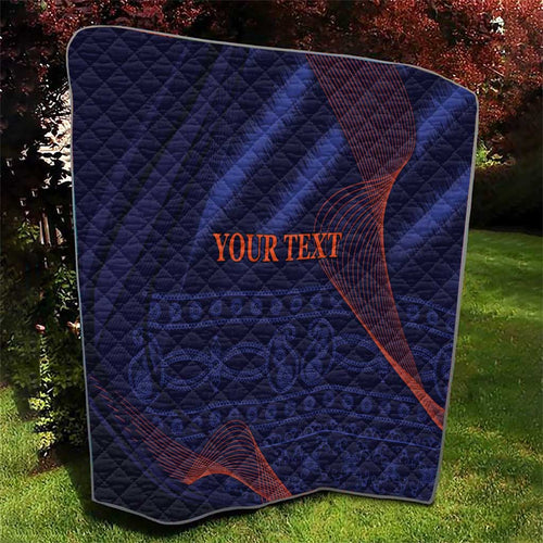 Custom India Cricket Quilt Go Men In Blue Sporty Version