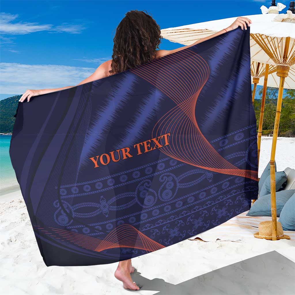 Custom India Cricket Sarong Go Men In Blue Sporty Version