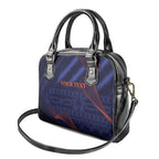 Custom India Cricket Shoulder Handbag Go Men In Blue Sporty Version