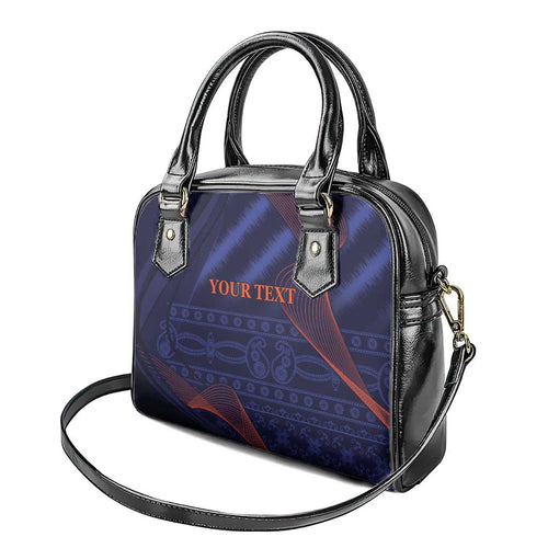 Custom India Cricket Shoulder Handbag Go Men In Blue Sporty Version