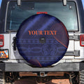 Custom India Cricket Spare Tire Cover Go Men In Blue Sporty Version