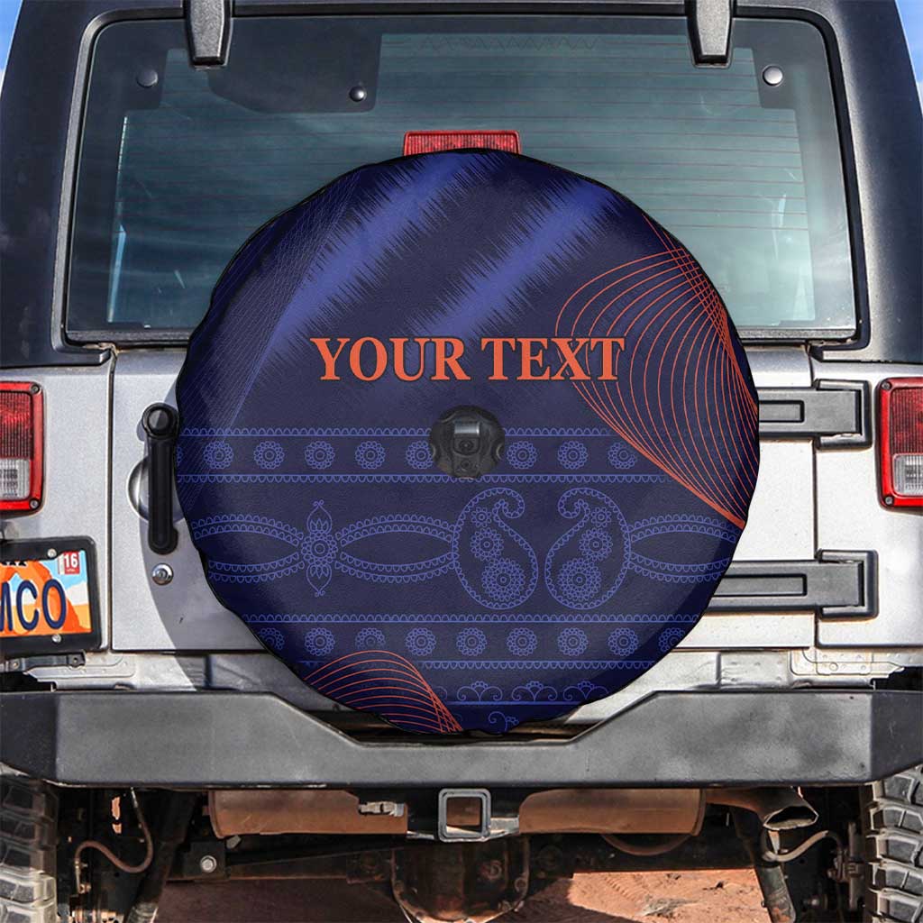 Custom India Cricket Spare Tire Cover Go Men In Blue Sporty Version