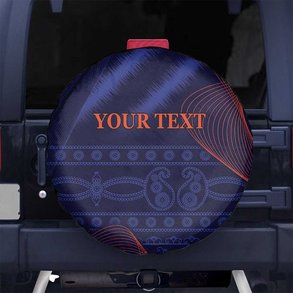 Custom India Cricket Spare Tire Cover Go Men In Blue Sporty Version
