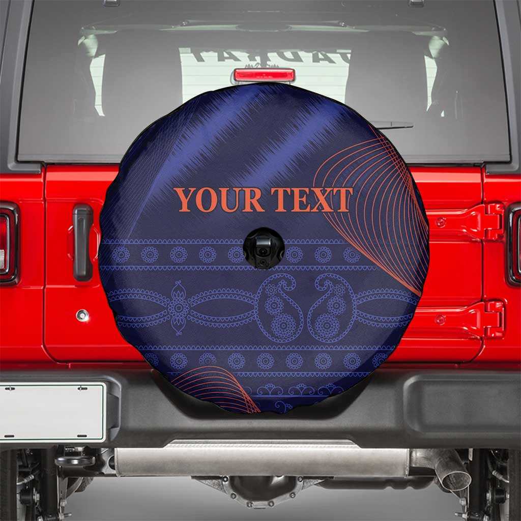 Custom India Cricket Spare Tire Cover Go Men In Blue Sporty Version