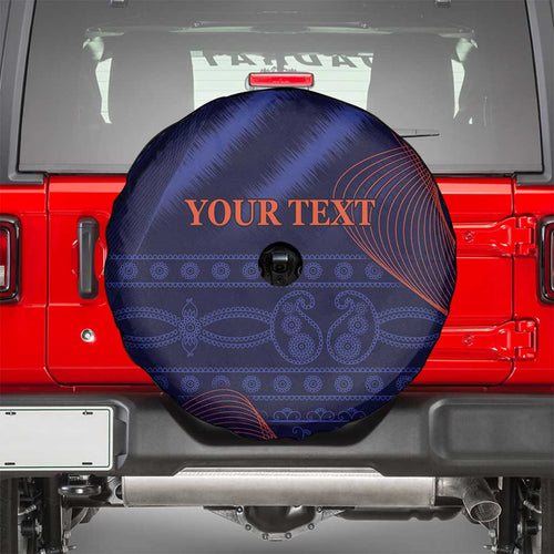 Custom India Cricket Spare Tire Cover Go Men In Blue Sporty Version