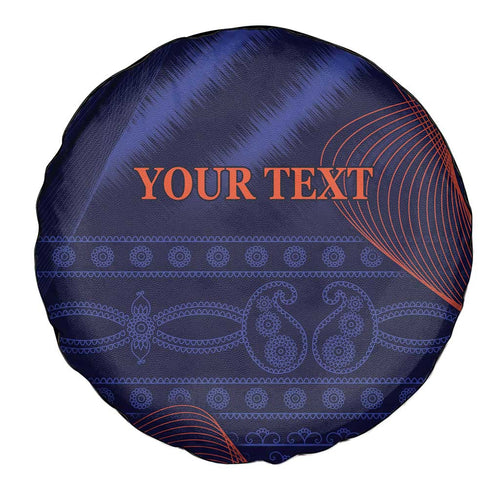 Custom India Cricket Spare Tire Cover Go Men In Blue Sporty Version