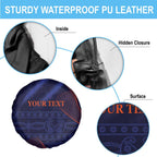 Custom India Cricket Spare Tire Cover Go Men In Blue Sporty Version
